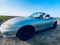 Gebraucht Mazda MX5 110 PS (80 kW) 2000 Silber Cabrio