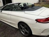 Gebraucht Mercedes C200 AMG line 184 PS (135 kW) 2018 Weiß Cabrio