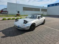 Gebraucht Mazda MX5 90 PS (66 kW) 1997 Silber Cabrio