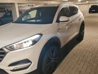 Gebraucht Hyundai Tucson 112 PS (82 kW) 2017 Weiß SUV