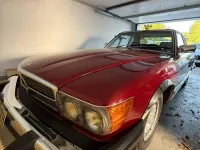 Gebraucht Mercedes SL380 163 PS (119 kW) 1982 Rot Cabrio