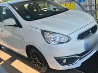 Gebraucht Mitsubishi Space Star 70 PS (51 kW) 2018 Weiß Kleinwagen