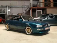 Gebraucht Audi Cabriolet 150 PS (110 kW) 1994 Grün Cabrio