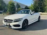 Gebraucht Mercedes C200 AMG line 184 PS (135 kW) 2017 Weiß Cabrio
