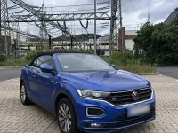 Gebraucht VW T-Roc Cabriolet R-line 150 PS (110 kW) 2020 Blau Cabrio