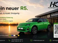 Nowe Renault R5 Techno 110 kW (150 KM) 2026 Zielony Hatchback