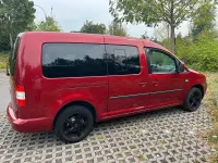 Gebraucht VW Caddy Maxi 140 PS (102 kW) 2008 Rot Van / Kleinbus