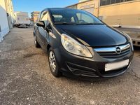 Gebraucht Opel Corsa 2007 Schwarz Kleinwagen