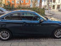 gebraucht BMW 218 i Coupé - *AUT*NAVBUIS Midnight Blue Metallic 71.900 km
