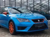 Usata Seat Leon CUPRA 290 CV (213 kW) 2016 Blu Coupé