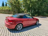 Gebraucht BMW 120 Cabriolet Sport Line 170 PS (125 kW) 2008 Rot Cabrio