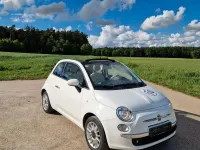 Gebraucht Fiat 500 Lounge 69 PS (50 kW) 2012 Weiß Cabrio