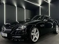 Gebraucht Mercedes SLK200 AMG line 184 PS (135 kW) 2011 Schwarz Cabrio