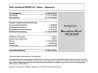 Gebraucht Kia Ceed Comfort 140 PS (102 kW) 2024 Pentametal Kleinwagen