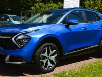 Gebraucht Kia Sportage Vision 179 PS (131 kW) 2022 Blau SUV