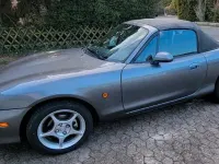 Gebraucht Mazda MX5 110 PS (80 kW) 2000 Silber Cabrio