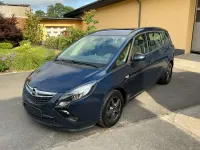 Gebraucht Opel Zafira Tourer Edition 140 PS (102 kW) 2011 Ozean blau (p2) Van / Kleinbus