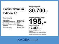 Neu Ford Focus Titanium 155 PS (114 kW) 2026 Agate black Limousine