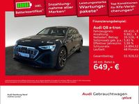 Gebraucht Audi Q8 e-tron S-Line 300 kW (408 PS) 2023 Plasmablau metallic SUV