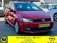 Gebraucht VW Polo Highline 86 PS (63 kW) 2009 Rot Limousine