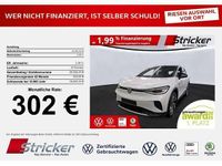 Gebraucht VW ID.4 150 kW (204 PS) 2020 Gletscherweiß metallic schwarz (metallic) SUV