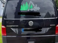 Używany VW Transporter 150 KM (110 kW) 2017 Czarny Van