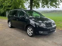 Gebraucht VW Touran Comfortline 105 PS (77 kW) 2011 Schwarz Van / Kleinbus