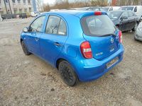 Gebraucht Nissan Micra Visia 80 PS (58 kW) 2012 Blau Kleinwagen