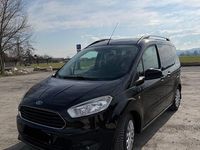 Gebraucht Ford Tourneo Courier Titanium 101 PS (74 kW) 2017 Schwarz Van / Kleinbus
