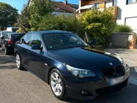 Second-hand BMW 525 218 CP (160 kW) 2007 Albastru Berlinǎ