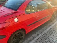 Gebraucht Peugeot 206 CC 109 PS (80 kW) 2002 Rot Cabrio