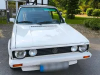 Gebraucht VW Golf Cabriolet 75 PS (55 kW) 1986 Weiß Cabrio