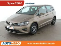 Gebraucht VW Golf Sportsvan Allstar 110 PS (80 kW) 2016 Gelb Van / Kleinbus