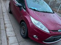 Gebraucht Ford Fiesta 2009 Rot Kleinwagen