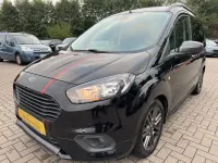 Gebraucht Ford Tourneo Courier Sport 101 PS (74 kW) 2019 Schwarz Van / Kleinbus