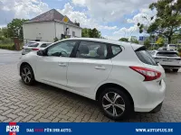 Gebraucht Nissan Pulsar Acenta 116 PS (85 kW) 2014 Weiß Kleinwagen