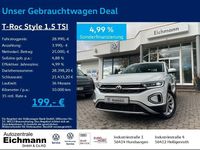 Gebraucht VW T-Roc Style 150 PS (110 kW) 2024 Weiß SUV