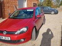 Gebraucht VW Golf VI Trendline 110 PS (80 kW) 2010 Rot Kleinwagen