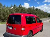Brugt VW Caddy Life 75 HK (55 kW) 2008 Rød MPV