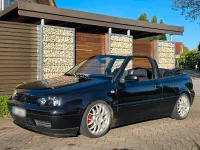 Używany VW Golf 115 KM (84 kW) 2000 Czarny Kabriolet