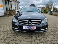 gebraucht Mercedes C220 CDI BJ 12 / SCHWARZ / KLIMA / NAVI / TÜV NEU