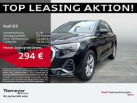 Gebraucht Audi Q3 S-Line 150 PS (110 kW) 2024 Mythosschwarz metallic SUV