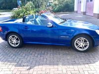 Gebraucht Mercedes SLK230 196 PS (144 kW) 2000 Blau Cabrio