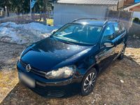 Gebraucht VW Golf VI 105 PS (77 kW) 2010 Schwarz Kleinwagen