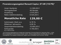 Gebraucht Renault Captur 118 PS (86 kW) 2016 Rot SUV