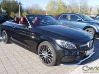 Gebraucht Mercedes C250 AMG line 211 PS (155 kW) 2017 Obsidianschwarz metallic (metallic) Cabrio