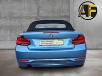 Gebraucht BMW 218 Sport Line 150 PS (110 kW) 2019 Seaside blue Cabrio