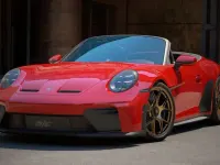 Neu Porsche 992 485 PS (356 kW) 2026 Indischrot Cabrio