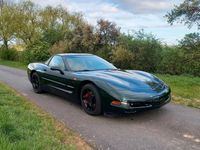 gebraucht Corvette C5 Targa sehr selten in metalik grün EU Modell