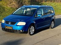 Gebraucht VW Touran Highline 101 PS (74 kW) 2004 Blau Van / Kleinbus